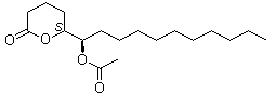 CAS 登录号：81792-36-1, (6S)-6-[(1R)-1-(乙酰氧基)癸基]四氢-2H-吡喃-2-酮