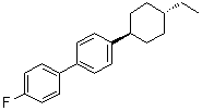 structure of CAS# 81793-57-9, 4-(trans-4-Ethylcyclohexyl)-4'-fluorobiphenyl