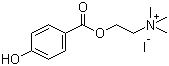 CAS # 81947-42-4, 2-[(4-Hydroxybenzoyl)oxy]-N,N,N-trimethylethanaminium iodide