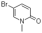 CAS # 81971-39-3, 5-Bromo-1-methyl-2(1H)-pyridone, 3-Bromo-1-methyl-6-oxo-1,6-dihydropyridine, 5-Bromo-1-methyl-1H-pyridin-2-one, 5-Bromo-1-methyl-2(1H)-pyridinone