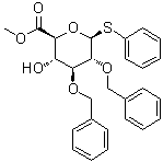 CAS 登录号：819798-56-6, 苯基 2,3-二-O-(苯基甲基)-1-硫代-beta-D-吡喃葡糖苷酸甲酯