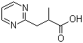 structure of CAS# 819850-14-1, 2-甲基-3-嘧啶-2-基丙酸