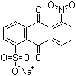 structure of CAS# 82-50-8, 1-Nitroanthraquinone-5-sulfonic acid sodium salt