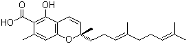 CAS 登录号：82003-90-5, Daurichromenic acid, (2S)-2-[(3E)-4,8-二甲基-3,7-壬二烯-1-基]-5-羟基-2,7-二甲基-2H-1-苯并吡喃-6-羧酸
