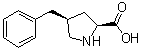 (4S)-4-苄基-L-脯氨酸分子结构 (CAS 82087-73-8)