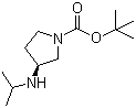 structure of CAS# 820969-25-3, tert-Butyl (3S)-3-(isopropylamino)pyrrolidine-1-carboxylate