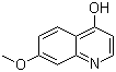 structure of CAS# 82121-05-9, 4-羟基-7-甲氧基喹啉
