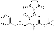structure of CAS# 82155-85-9, [(1R)-2-[(2,5-二氧代-1-吡咯烷基)氧基]-2-氧代-1-[(苯基甲氧基)甲基]乙基]氨基甲酸叔丁酯