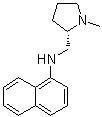 structure of CAS# 82160-07-4, (S)-1-甲基-2-(1-萘基氨基甲基)吡咯烷