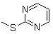 structure of CAS# 823-09-6, 2-甲硫基嘧啶