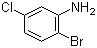 structure of CAS# 823-57-4, 2-溴-5-氯苯胺