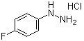 CAS # 823-85-8, 4-Fluorophenylhydrazine hydrochloride, 1-(4-Fluorophenyl)hydrazine hydrochloride
