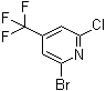 structure of CAS# 823221-94-9, 2-溴-6-氯-4-(三氟甲基)吡啶