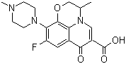 structure of CAS# 82419-36-1, Ofloxacin