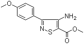 CAS # 82424-54-2, Methyl 4-amino-3-(4-methoxyphenyl)isothiazole-5-carboxylate