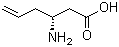 structure of CAS# 82448-92-8, (R)-3-氨基-5-己烯酸