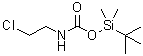 CAS # 82475-65-8, (2-Chloroethyl)carbamic acid (1,1-dimethylethyl)dimethylsilyl ester