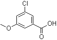 structure of CAS# 82477-67-6, 3-氯-5-甲氧基苯甲酸
