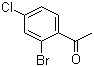 structure of CAS# 825-40-1, 2'-溴-4'-氯苯乙酮