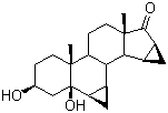3b,5-Dihydroxy-6b,7b:15b,16b-dimethylene-5b-androstan-17-one molecular structure (CAS 82543-16-6)