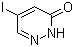 5-Iodopyridazin-3(2H)-one molecular structure (CAS 825633-94-1)