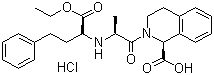 structure of CAS# 82586-55-8, 盐酸喹那普利