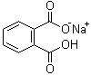 Sodium hydrogen phthalate molecular structure (CAS 827-27-0)
