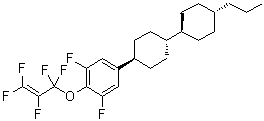 CAS 登录号：827320-48-9, 1,3-二氟-2-[(1,1,2,3,3-五氟-2-丙烯基)氧基]-5-[(反式,反式)-4'-丙基[1,1'-联环己烷]-4-基]苯