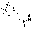 structure of CAS# 827614-69-7, 1-丙基-1H-吡唑-4-硼酸频哪醇酯