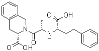 CAS # 82768-85-2, Quinaprilat, (3S)-2-[(2S)-2-[[(1S)-1-Carboxy-3-phenylpropyl]amino]-1-oxopropyl]-1,2,3,4-tetrahydro-3-isoquinolinecarboxylic acid