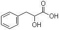 CAS # 828-01-3, DL-3-Phenyllactic acid, 3-Phenyl-2-hydroxypropanoic acid, 3-Phenyllactic acid, DL-2-Hydroxy-3-phenylpropionic acid, 2-Hydroxy-3-phenylpropionic acid
