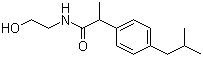 CAS # 82821-47-4 (83394-44-9), Mabuprofen, N-(2-Hydroxyethyl)-2-(4-isobutylphenyl)propanamide
