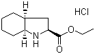 CAS # 82864-25-3, Ethyl L-octahydroindole-2-carboxylate hydrochloride, (2S,3aS,7aS)-Octahydro-1H-indole-2-carboxylic acid ethyl ester hydrochloride, Ethyl (2S,3aS,7aS)-octahydro-1H-indole-2-carboxylate hydrochloride, Ethyl L-octahydroindole-2-carboxylate Hydrochloride