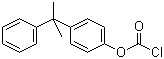 CAS # 82941-10-4, 4-Cumylphenhyl chloroformate, Carbonochloridic acid 4-(1-methyl-1-phenylethyl)phenyl ester
