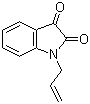 1-烯丙基-1H-吲哚-2,3-二酮分子结构 (CAS 830-74-0)
