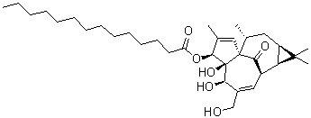 CAS 登录号：83036-62-8, 3-O-十四烷酰基巨大戟醇