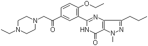 structure of CAS# 831217-01-7, 红地那非