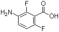 structure of CAS# 83141-11-1, 3-Amino-2,6-difluorobenzoic acid