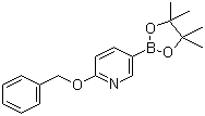 CAS # 832735-54-3, 2-Benzyloxypyridine-5-boronic acid pinacol ester, 2-Benzyloxy-5-pyridineboronic acid pinacol ester, 6-(Benzyloxy)pyridine-3-boronic acid pinacol ester, 6-Benzyloxypyridine-3-boronic acid, pinacol ester