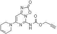 CAS 登录号：83395-32-8, [7-(3,6-二氢-1(2H)-吡啶基)-2-氧代-2H-[1,2,4]恶二唑并[2,3-c]嘧啶-5-基]氨基甲酸 2-丙炔基酯