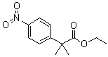 CAS 登录号：83397-45-9, 2-(4-硝基苯基)-2-甲基丙酸乙酯