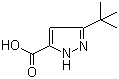 structure of CAS# 83405-71-4, 3-叔丁基-1H-吡唑-5-甲酸