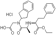 CAS 登录号：83435-67-0, 盐酸地拉普利