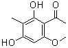 structure of CAS# 83459-37-4, 2',4'-Dihydroxy-6'-methoxy-3'-methylacetophenone