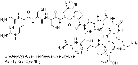 CAS # 83481-45-2, Conotoxin M I (reduced)