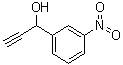 structure of CAS# 83494-25-1, alpha-乙炔基-3-硝基苯甲醇