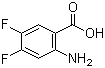 structure of CAS# 83506-93-8, 2-氨基-4,5-二氟苯甲酸