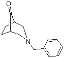 structure of CAS# 83507-33-9, 3-苄基-3-氮杂双环[3.2.1]辛-8-酮