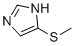 4-(甲硫基)-1H-咪唑分子结构 (CAS 83553-60-0)