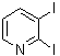 2,3-二碘吡啶分子结构 (CAS 83674-70-8)
